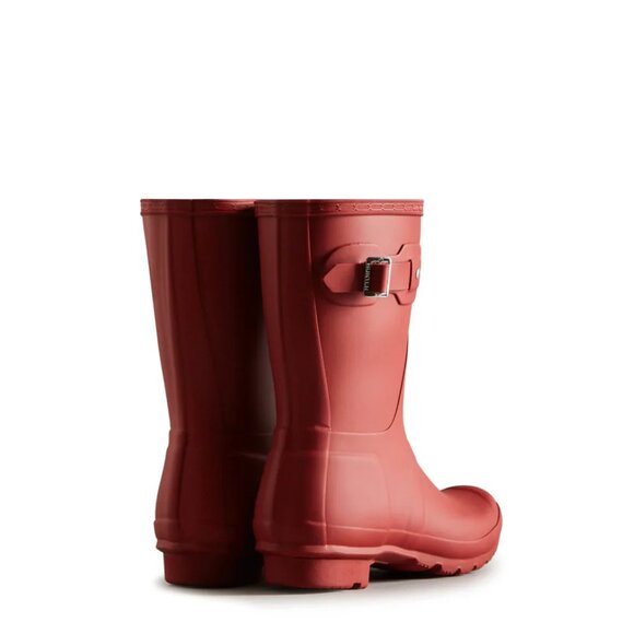 Hunter Women's Original Short Rain Boots in Military Red - Picture 3 of 5